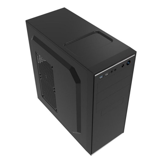 Boîtier PC CiT JETSTREAM-SILVER Midi Tower ATX 500W Noir Argent