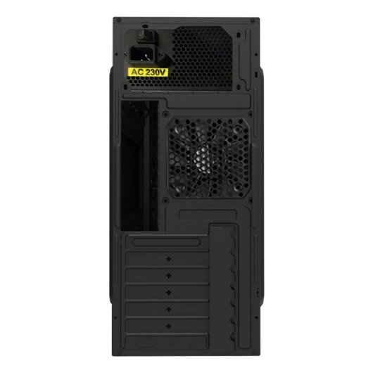 Boîtier PC CiT JETSTREAM-SILVER Midi Tower ATX 500W Noir Argent