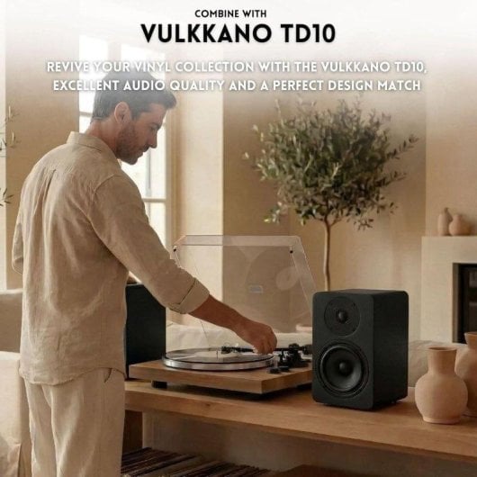 Colunas Vulkkano A4 Arc Mkii Autoamplificadas Bluetooth 5.0 HDMI ARC USB