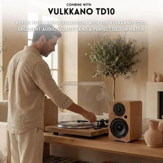 Altavoces Vulkkano Autoamplificados Bluetooth 5.0 HDMI ARC 5.25" Woofer