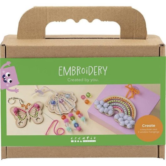 Kit multicolore per bambini di artigianato Creativ Company con scatola