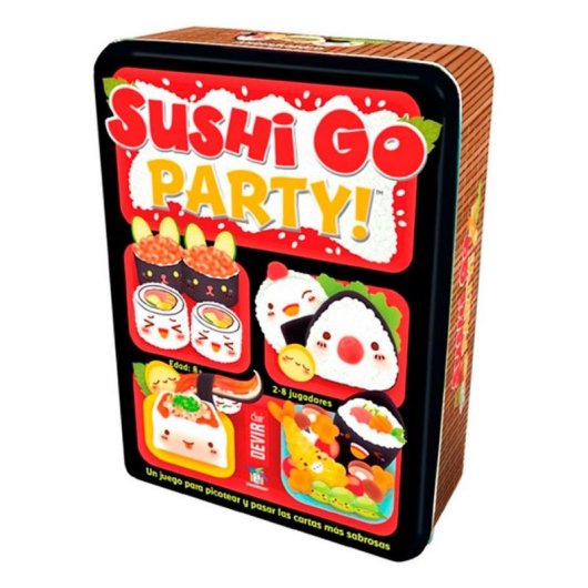 Juego de cartas Devir Sushi Go Party! Multiplayer 2-8 jugadores