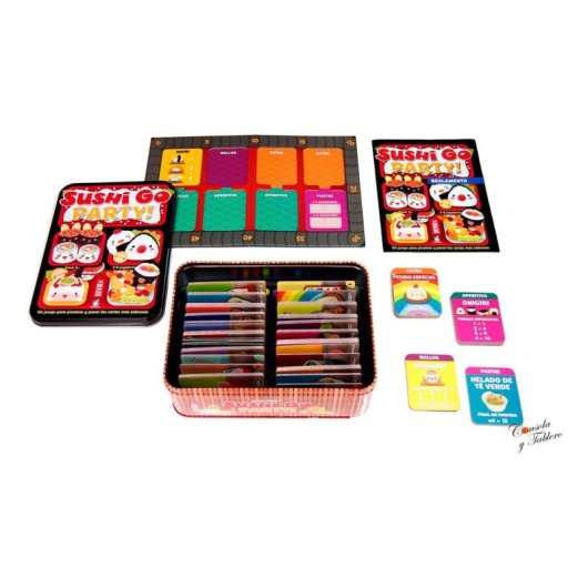 Juego de cartas Devir Sushi Go Party! Multiplayer 2-8 jugadores