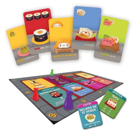 Juego de cartas Devir Sushi Go Party! Multiplayer 2-8 jugadores