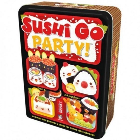 Juego de cartas Devir Sushi Go Party! Multiplayer 2-8 jugadores