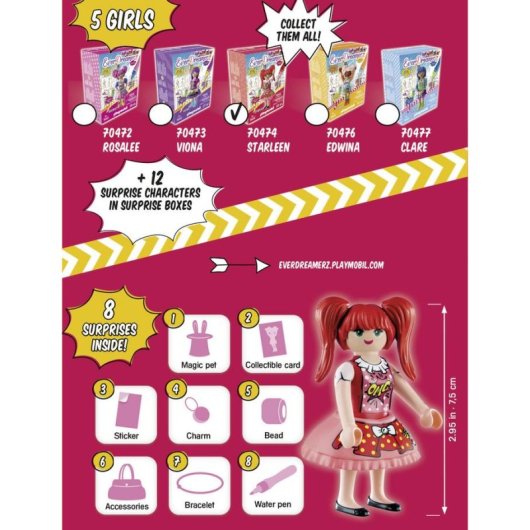 Figura Giocattolo Playmobil EverDreamerz Starleen Comic World Series 2