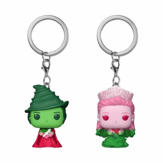 Llavero Funko Pop! Keychain Elphaba Thropp & Glinda Upland 2-Pack Wicked