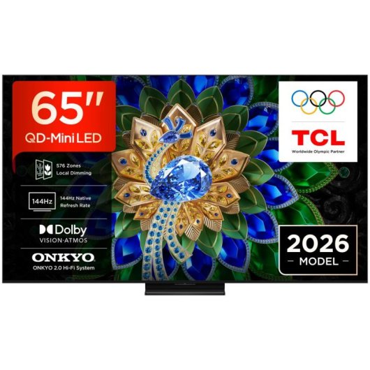 TV TCL Mini LED 65A400U 65" 4K UltraHD 144Hz Smart TV Google TV Dolby Vision HDR10