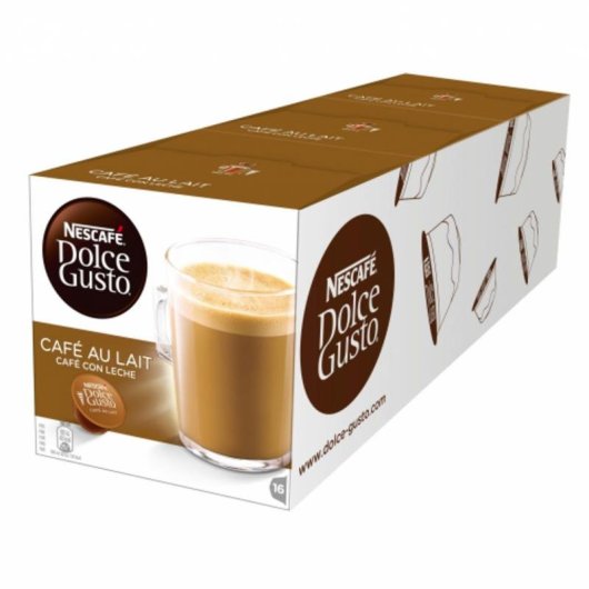 Cápsula de café Nescafé Dolce Gusto Café au Lait 16 tazas