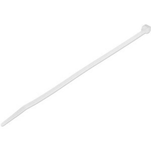 Bridas de cable StarTech 20 cm blancas paquete de 100 Nylon 66