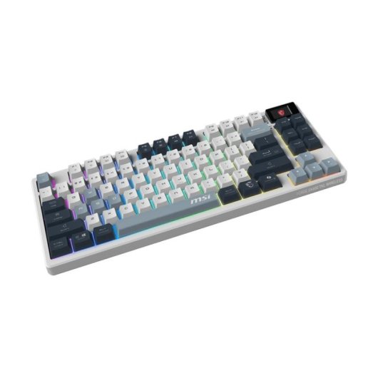 Clavier MSI FORGE GK600 TKL sans pavé numérique avec RGB et switches Kailh Low-Profile