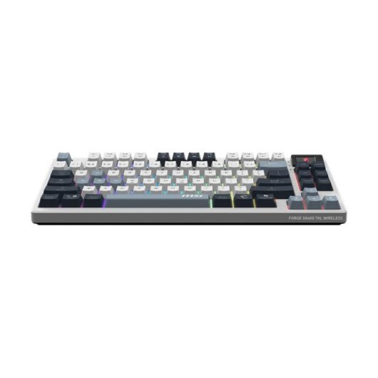 Clavier MSI FORGE GK600 TKL sans pavé numérique avec RGB et switches Kailh Low-Profile
