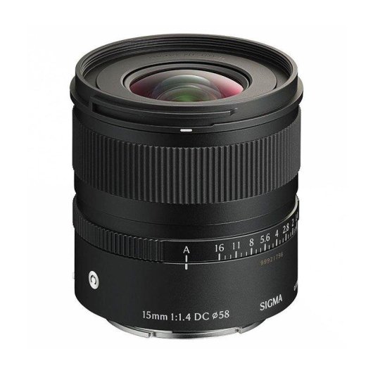 Objetivo Sigma 15mm f/1.4 DC Contemporary Montura Fujifilm X Parasol