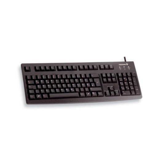 Teclado CHERRY G83-6105 membrana USB completo preto 105 teclas QWERTY UK