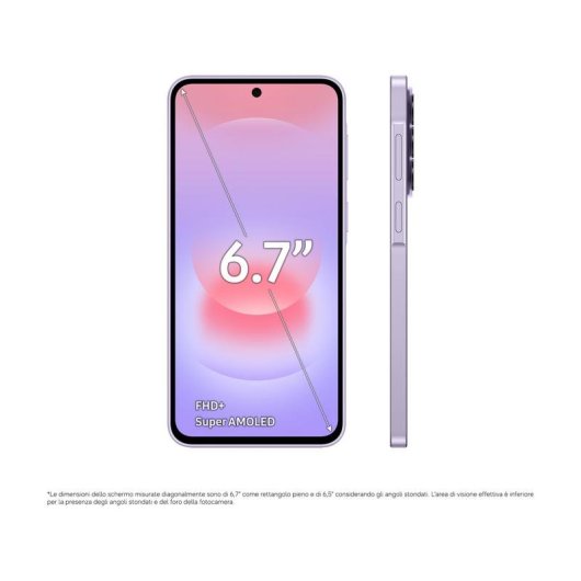 Samsung Galaxy A37 5G 8GB Lavanda 256GB 6,7" Cámara triple