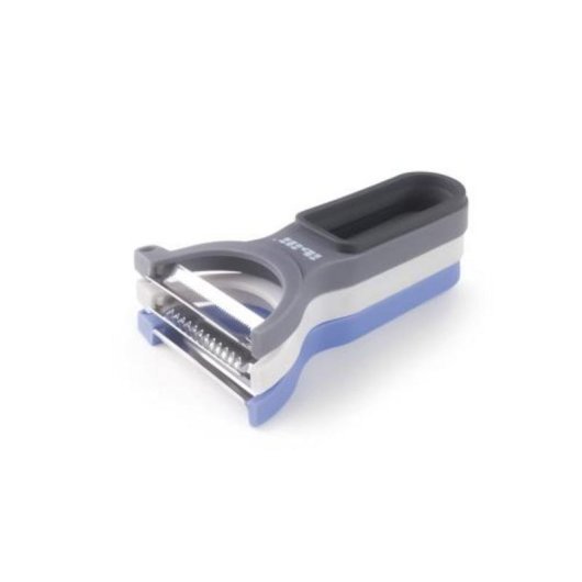 Set de peladores Ibili 3 pièces lame acier inoxidable poignée plastique