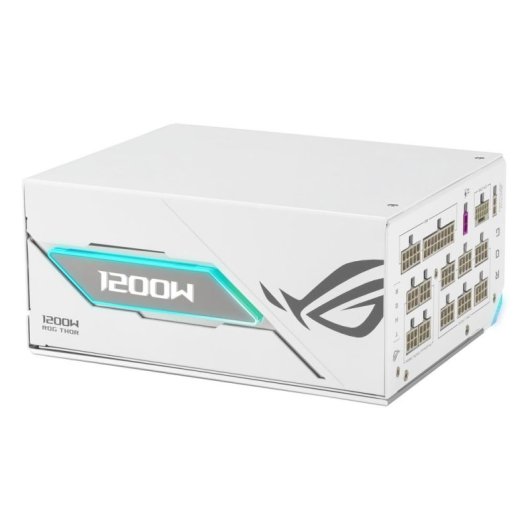 Fuente de Alimentación ASUS ROG THOR-1200P3 1200W 80 PLUS Platinum modular blanca