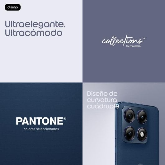 Motorola Edge 70 Pro 5G 6,78" 12GB 512GB Bleu Foncé Triple Caméra