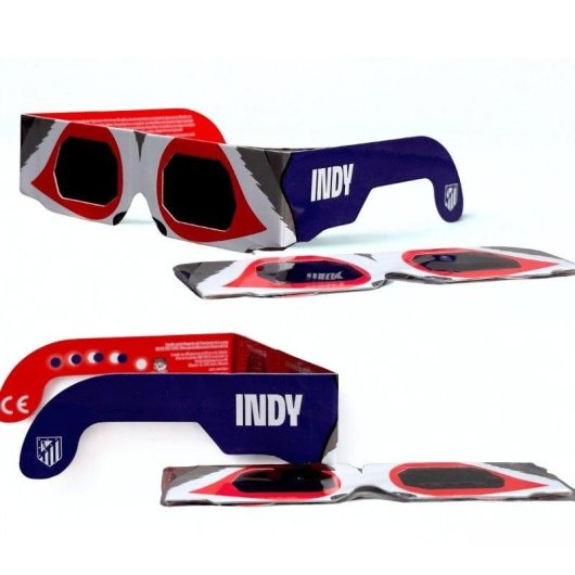 Atlético De Madrid Indy Gafas Para Eclipse Solar (niños) (1 Unidad)