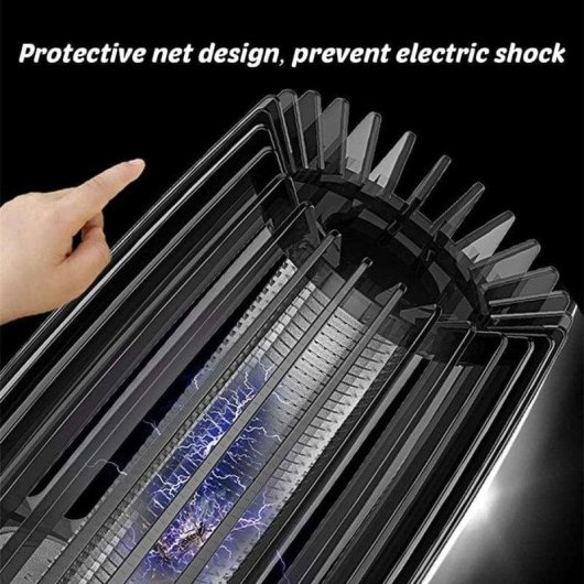 Lámpara Antimosquitos Eléctrica Klack Recargable 2000mah Con Luz Nocturna Led, Trampa Electrica Para Insectos Voladores Interior Y Exterior, 5w, Usb