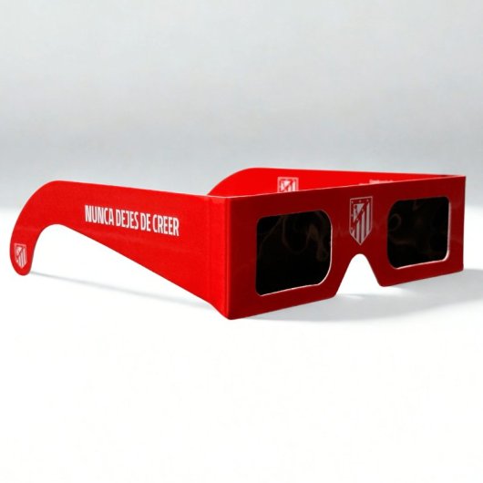 Atlético De Madrid Gafas Para Eclipse Solar Modelo Rojo (1 Unidad)
