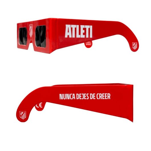 Atlético De Madrid Gafas Para Eclipse Solar Modelo Rojo (1 Unidad)