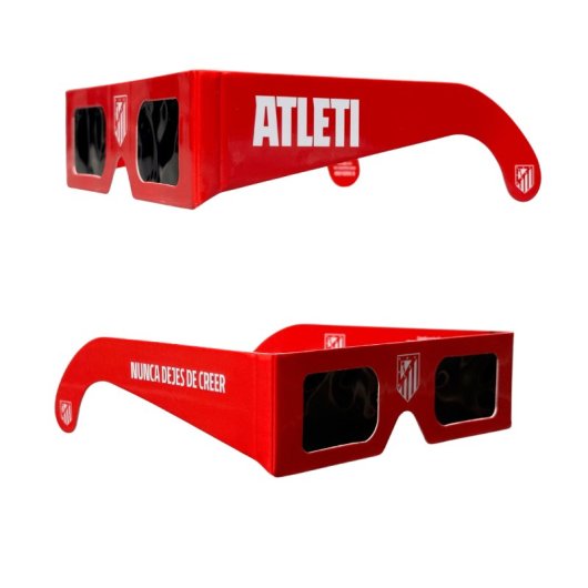 Atlético De Madrid Gafas Para Eclipse Solar Modelo Rojo (1 Unidad)
