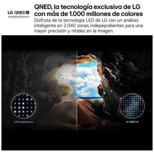 TV LG QNED AI 55QNED80A3A 55" 4K UltraHD 60Hz Smart TV WebOS HDR10