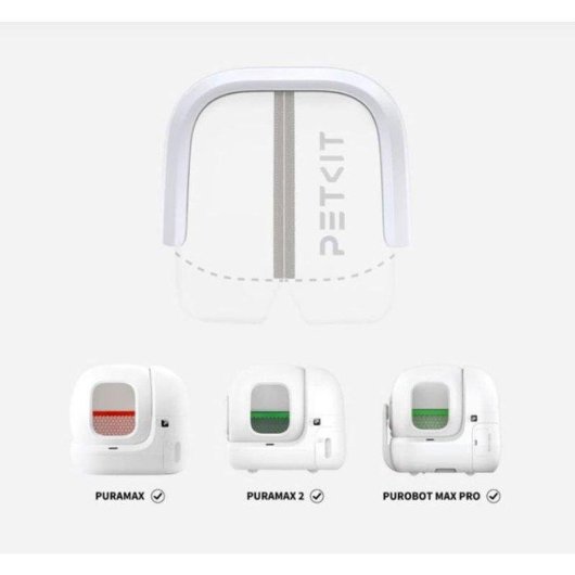 Cortine Magnétique 2.0 Petkit Pour Puramax et Purobot Max (Blanche)