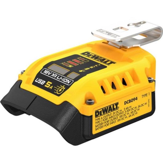Ladegerät DeWALT DCB094K-QW USB-A und USB-C 90W