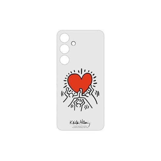 Handyhülle Samsung Flipsuit Case TPU Rot Transparent für Galaxy S24+