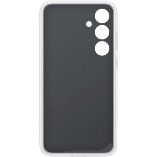 Handyhülle Samsung Flipsuit Case TPU Rot Transparent für Galaxy S24+