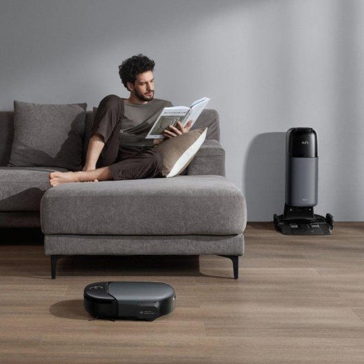 Aspirateur Robot eufy S1 avec Navigation Intelligente et Puissance d'Aspiration 8000 Pa