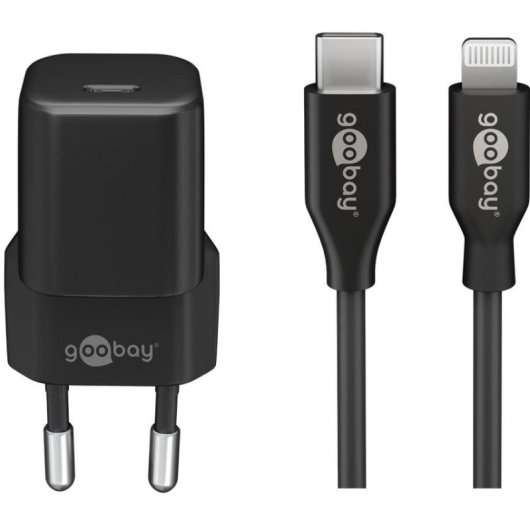 Ladegerät USB-C 30W Goobay 64574 Schnellladung Schwarz