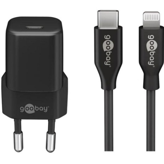 Ladegerät USB-C 30W Goobay 64574 Schnellladung Schwarz