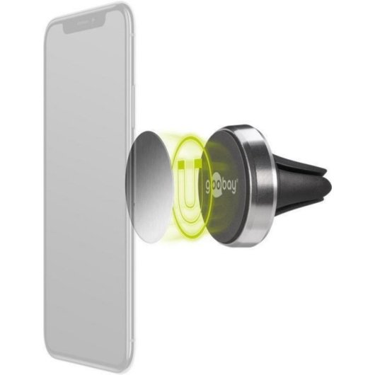 Suporte magnético para telemóvel Goobay 38685 para carro preto