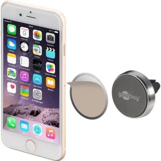 Suporte magnético para telemóvel Goobay 38685 para carro preto