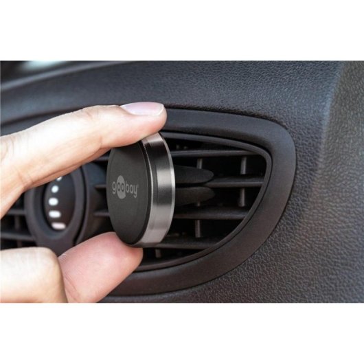 Suporte magnético para telemóvel Goobay 38685 para carro preto
