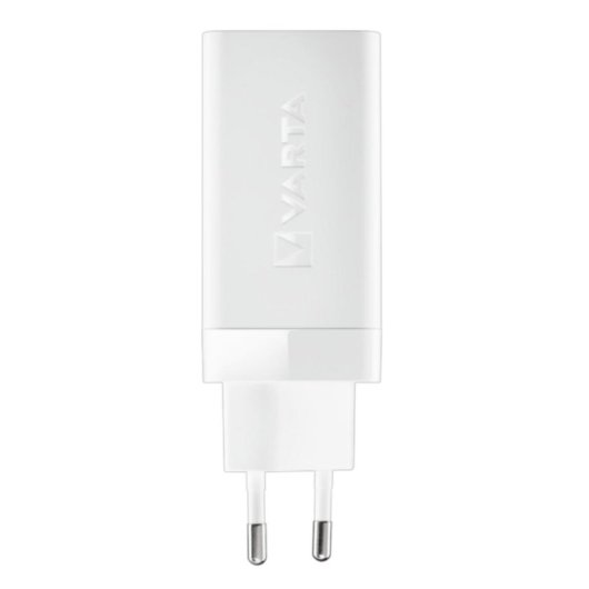 Ladegerät Varta 65W 3 USB-C und USB-A Ports Schnellladung Universal Weiß