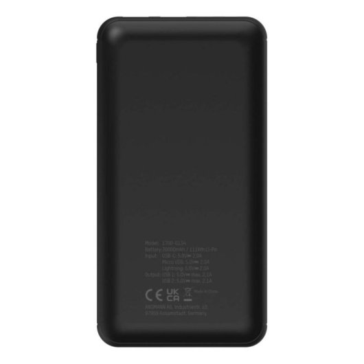 Batterie externe Ansmann PB212 30000 mAh Polymère de lithium Noir