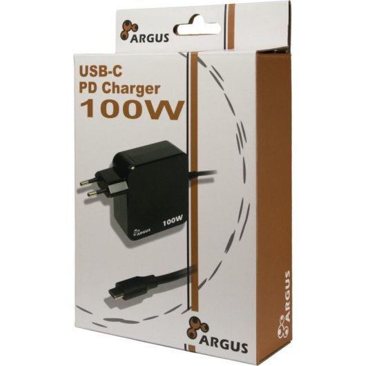 Cargador Inter-Tech PD-2100 USB-C 100W Negro