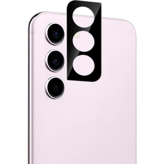 Kameraprotector Nevox NEVOGLASS 3D für Samsung Galaxy S24, Gehärtetes Glas 9H, Schwarz
