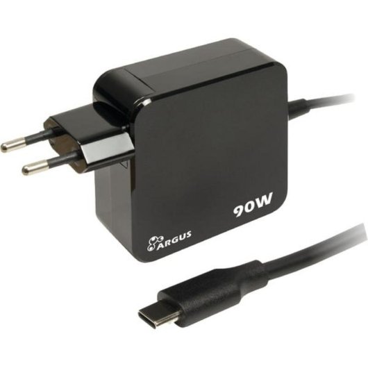 Cargador Inter-Tech PD-2090 USB-C 90W Quick Charge 3.0 Negro