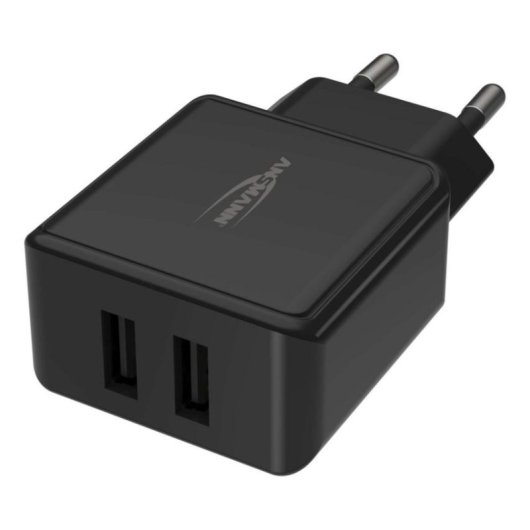 Carregador Ansmann HC212 2 Portas USB 5V Preto Interior