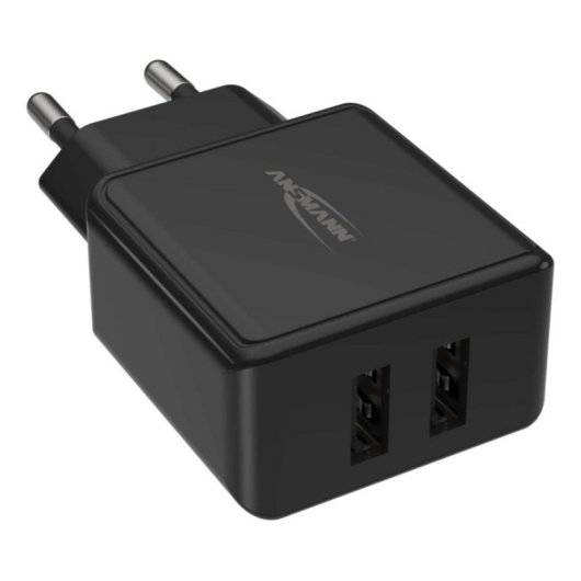 Carregador Ansmann HC212 2 Portas USB 5V Preto Interior