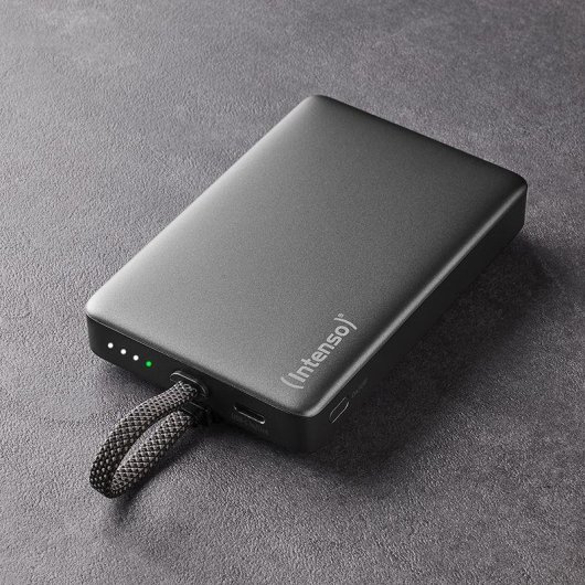 Powerbank Intenso MC10000 avec câble USB-C intégré 10.000 mAh 20W