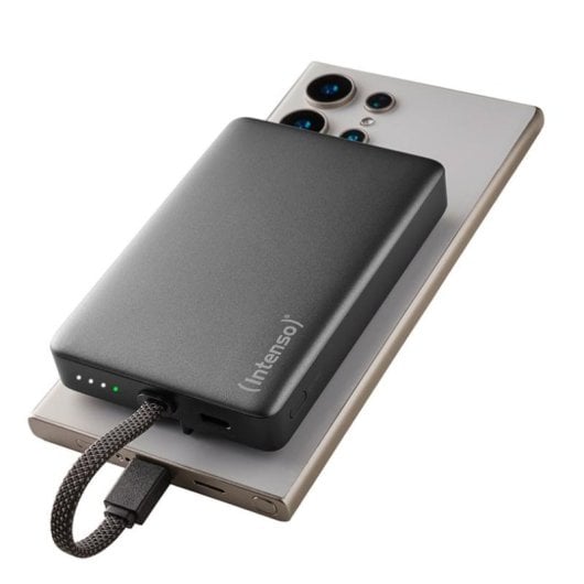 Powerbank Intenso MC10000 avec câble USB-C intégré 10.000 mAh 20W