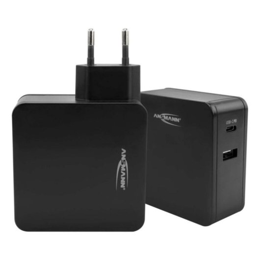 Chargeur USB-C 45W Ansmann 247PD Quick Charge 3.0 Noir
