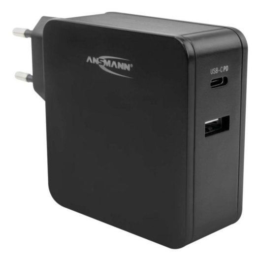 Chargeur USB-C 45W Ansmann 247PD Quick Charge 3.0 Noir