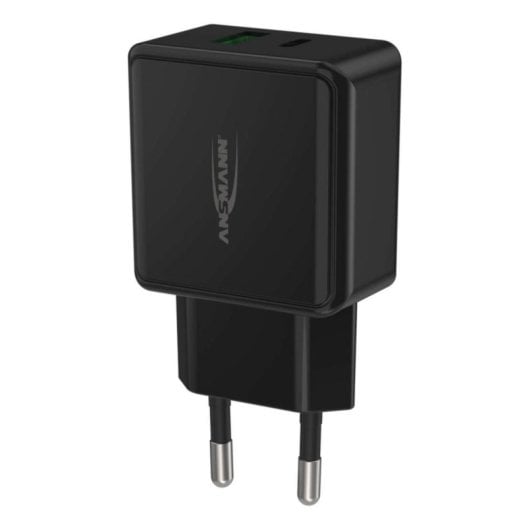 Carregador USB-C e USB-A 20W Ansmann HC218PD Preto